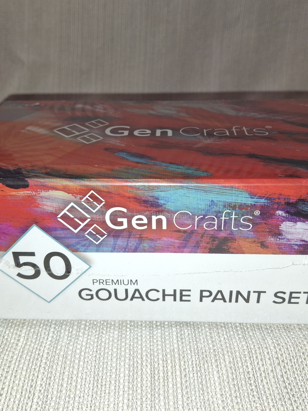 Craft GenCrafts Gouache Paint Set - Red, Blue, Purple, Orange